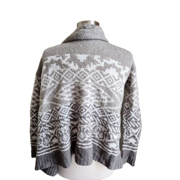Abercrombie & Fitch‎ Aztec Southwestern Open Cardigan Sweater Womens sz M - Picture 4 of 12